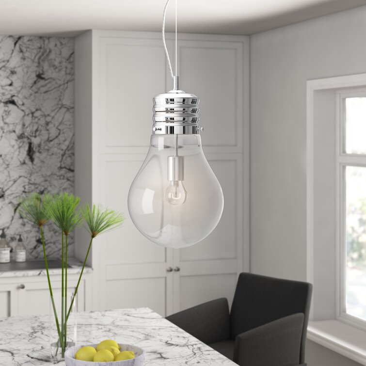 Giant light bulb ceiling clearance pendant